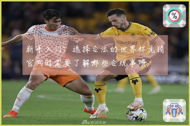 新手入门：选择合法的世界杯竞猜官网时需要了解哪些合规事项