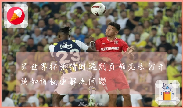 买世界杯竞猜时遇到页面无法打开该如何快速解决问题