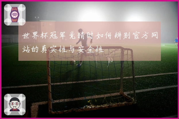 世界杯冠军竞猜时如何辨别官方网站的真实性与安全性