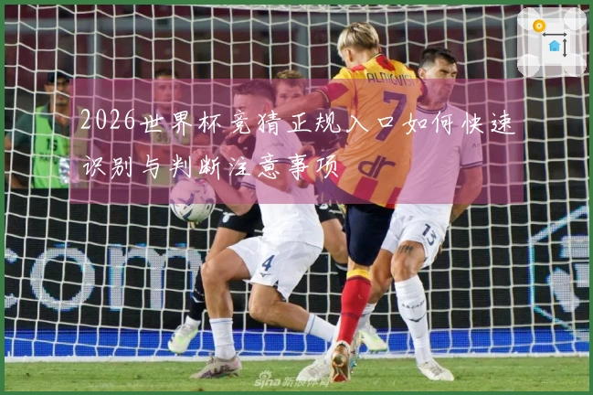 2026世界杯竞猜正规入口如何快速识别与判断注意事项